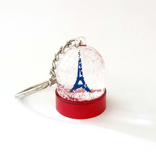 Porte-clés boule à neige Paris