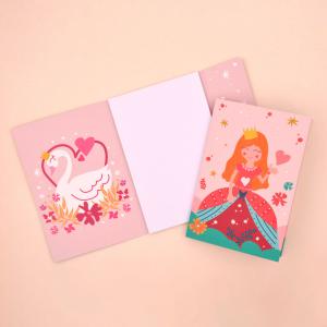 Bloc à dessin princesse 10x15 cm