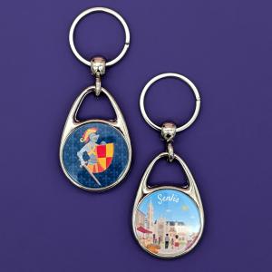 Porte-clés pour l'office de tourisme Chantilly-Senlis