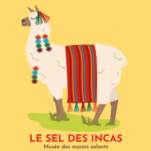 Le lama pour l'espoxition Le sel des Incas, Musée des marais salants