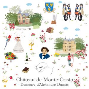 Illustration multi-motifs réalisée pour le Château d'If