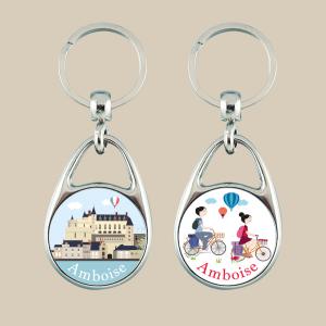 porte-clés en métal