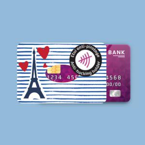 Etui rigide 1 carte anti-RFID