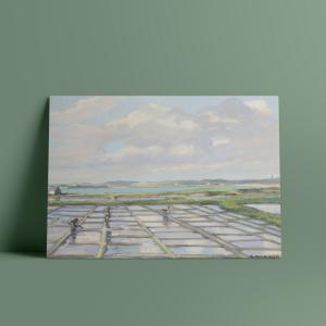 Carte postale pour le Musée des marais salants - Batz-sur-Mer