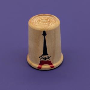 dé à coudre en bois