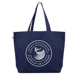 Sac de plage confectionné et tissé en France 50x38x14 