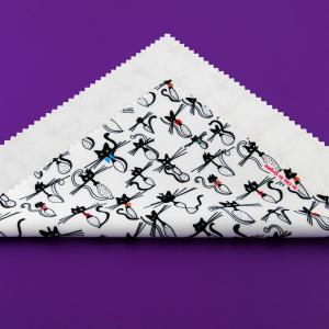 Essuie-lunettes carré 18,5 x 18,5 cm